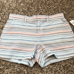 GAP STRIPED SHORTS 2 NWT